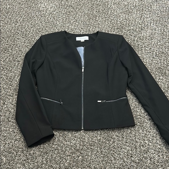 Calvin Klein Women's Black Jacket/Blazer - Picture 1 of 7